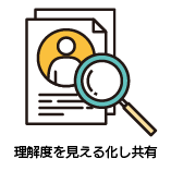 理解度を見える化し共有